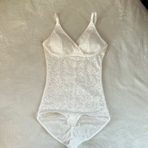 White Lace Bodysuit